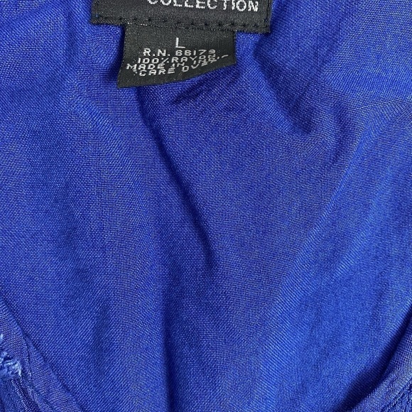 ⭐️VINTAGE AGAPO Open Weave Royal Blue Vest - Picture 8 of 8